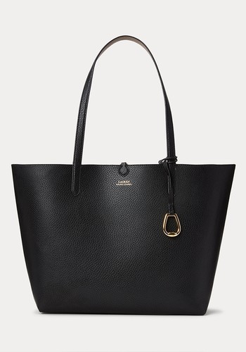 Faux-Leather Reversible Tote