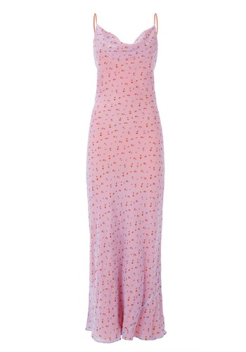 Simona Floral Lilac Maxi Dress from Rat & Boa