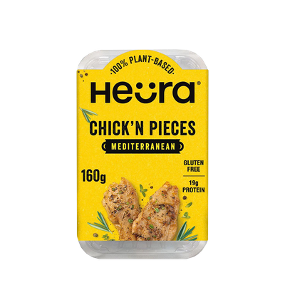 Vegan Mediterranean Chicken Pieces from Heura