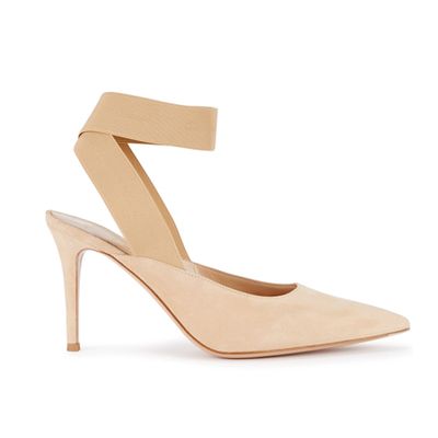 Sand Suede Pumps from Gianvito Rossi