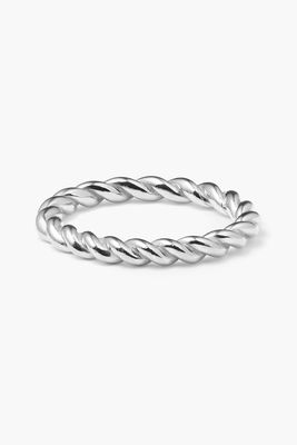 Silver Twist Ring from Otiumberg