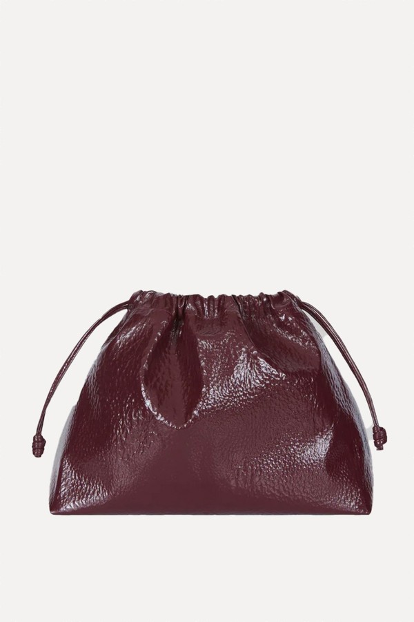 Morgan Crackled Faux Leather Small Pouch from The Frankie Shop