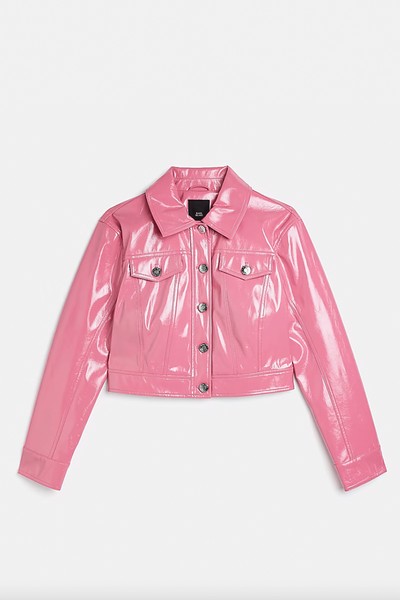 Crop Trucker Jacket from River Island