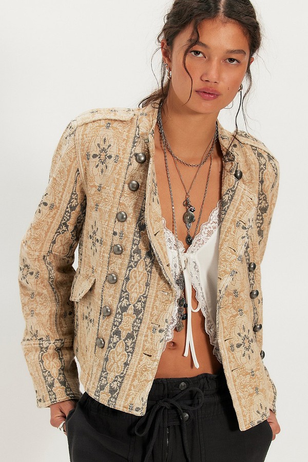 Lotty Jacquard Band Jacket