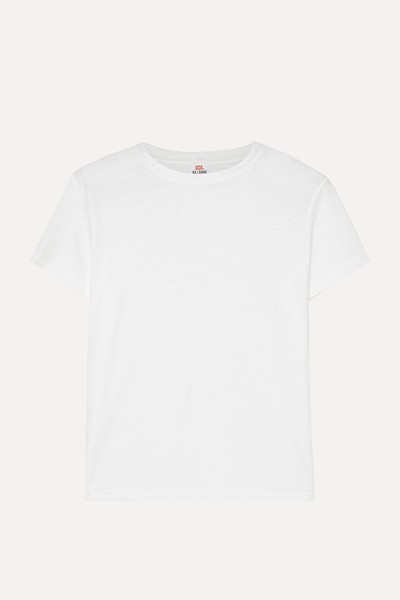 Recycled Cotton-Jersey T-Shirt from RE/DONE