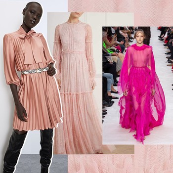 The Pink Dress Trends To Try This Winter