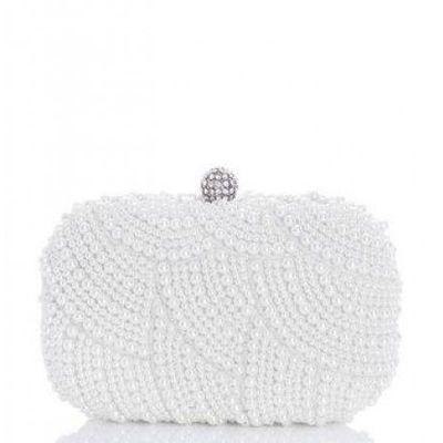 White Pearl Box Bag from Quiz