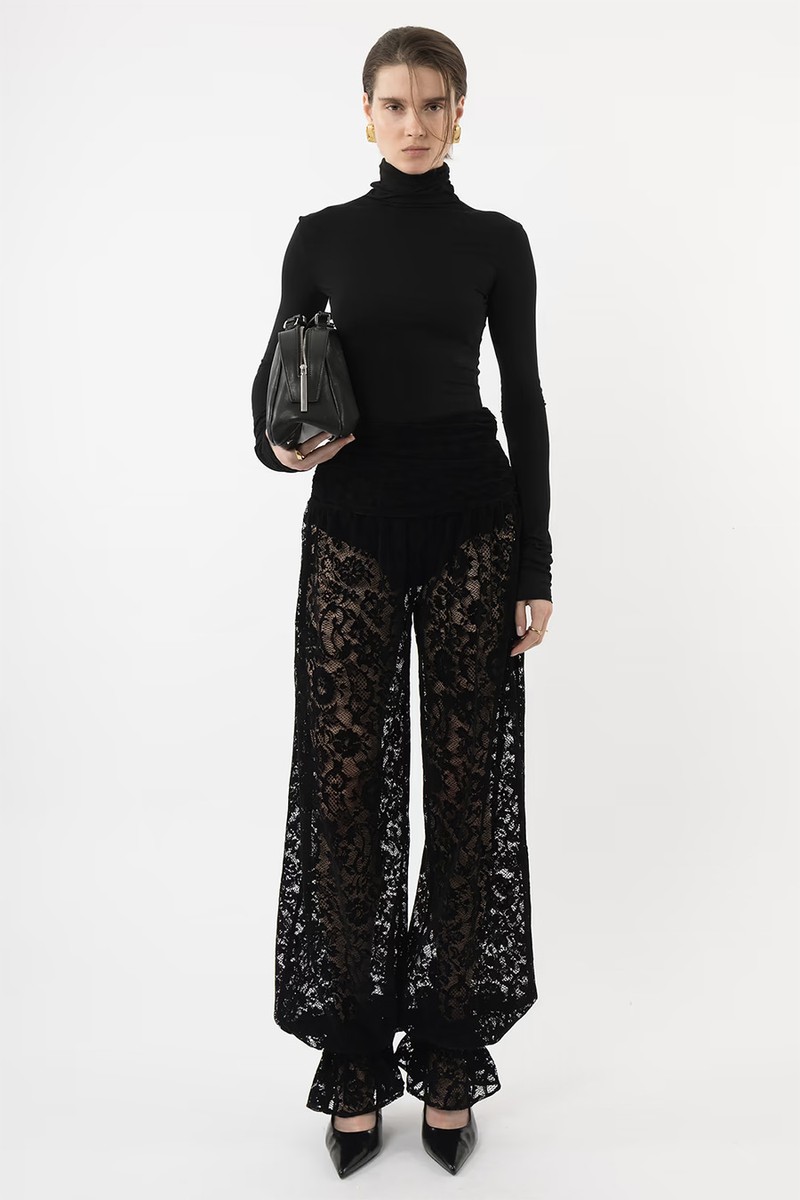 Velvet Lace Balloon Pants from Arakii