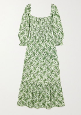 Le Galet Paisley-Print Midi Dress from Faithfull The Brand