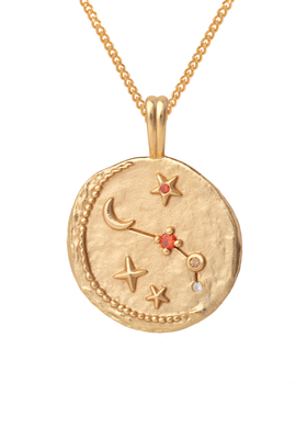 Aries Zodiac Pendant Necklace from Astrid & Miyu