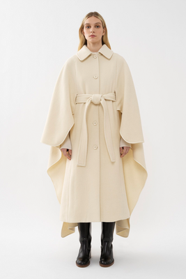Belted Long Cape  from Chloé