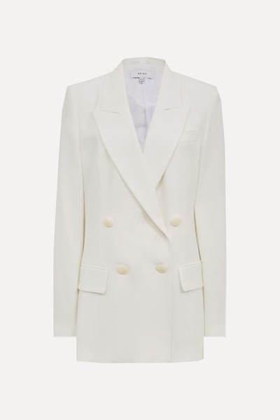 Tatum Crepe Double Breasted Blazer from Reiss