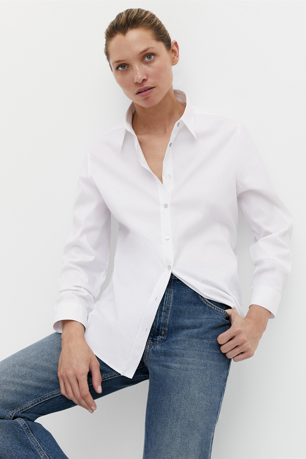 Stretch Cotton Shirt from Massimo Dutti