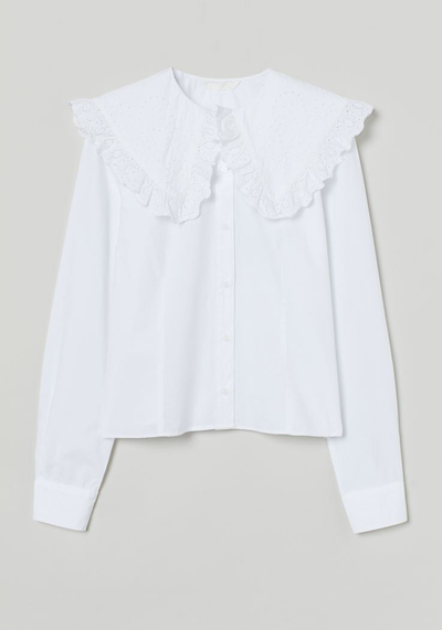 Frill-Collared Shirt