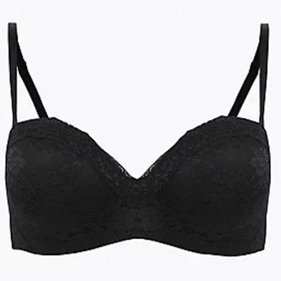 Louise Lace Padded Bandeau Strapless Bra from M&S
