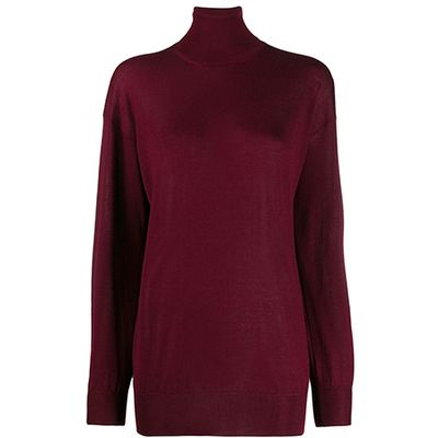 Burgundy Turtleneck Sweater from Tom Ford 