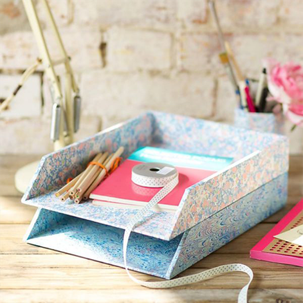 Letter Tray from Compton Marbling