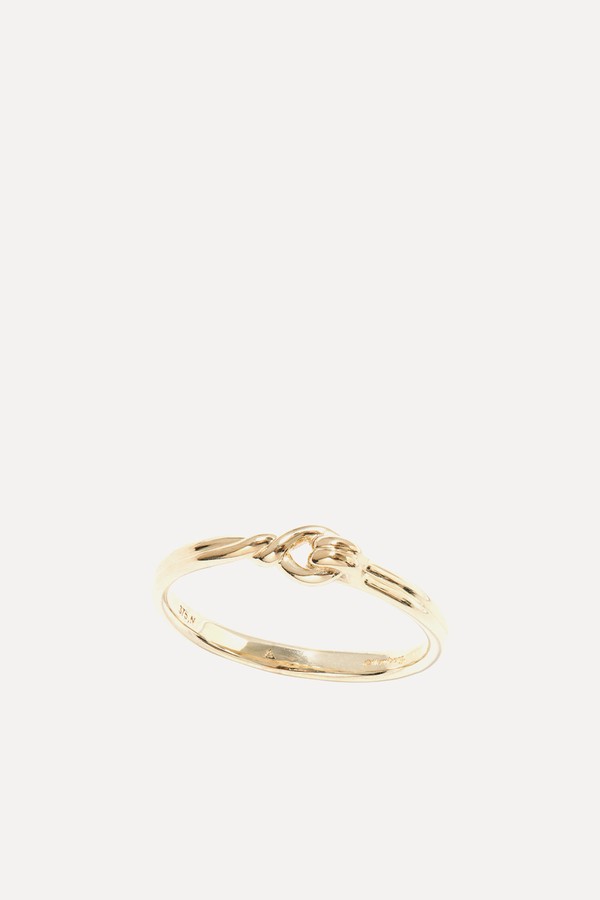 Locked Twisted Thread Ring