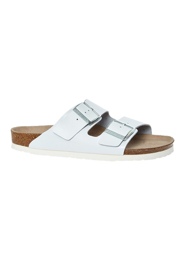 Grained Leather Sandals