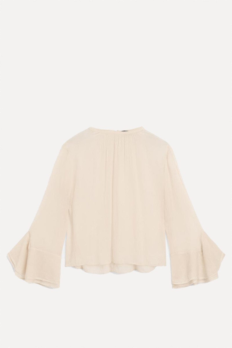 Flowing Shirt With Ruffles