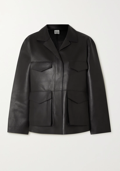 Oversized Leather Jacket from Totême 