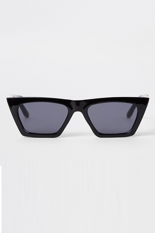 Black Smoke Lens Visor Sunglasses