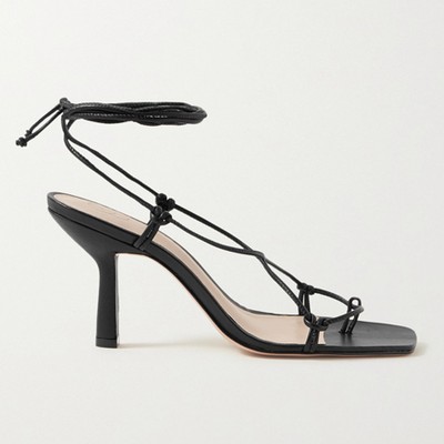 Knotted Leather Sandals from Porte & Paire