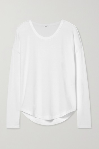 Hudson Slub Stretch-Jersey Top from Rag & Bone