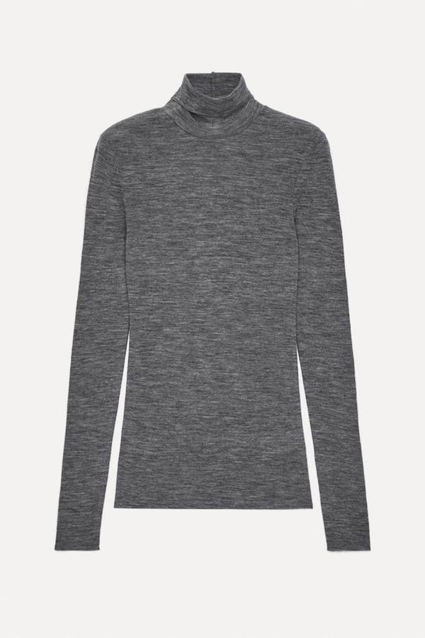 Roll-Neck Wool Top from ARKET