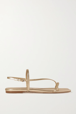 Ella Metallic Leather Slingback Sandals from Aeyde