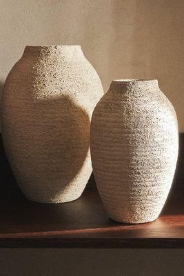 Rough-Effect Ceramic Vase from Zara