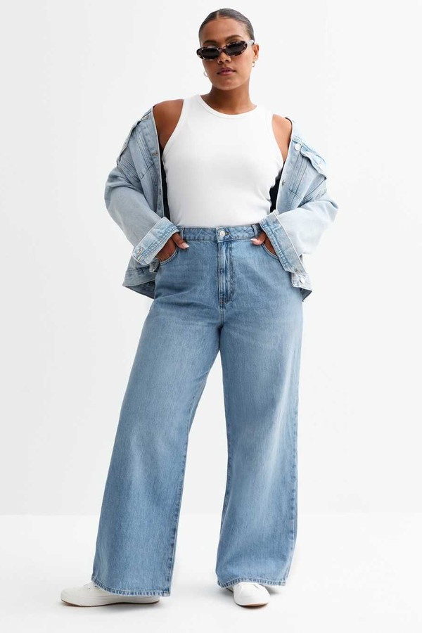 Adalae High-Waist Wide Leg Jeans