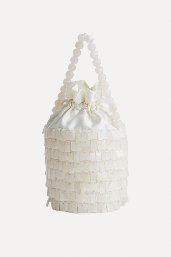 Georgie Small Embellished Grab Bucket Bag from Topshop