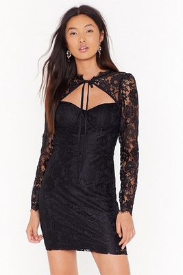 Lace Cupped Mini Dress from Nasty Gal