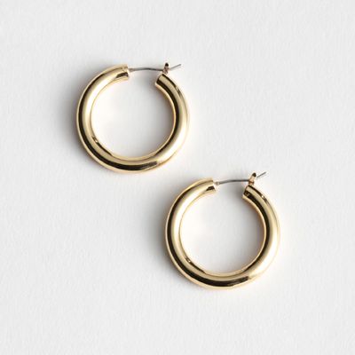 Thick Hoop Earrings from & Other Stories