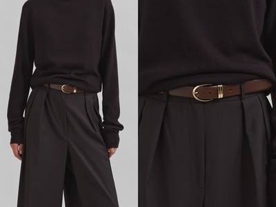 Ora Leather Belt from The Frankie Shop