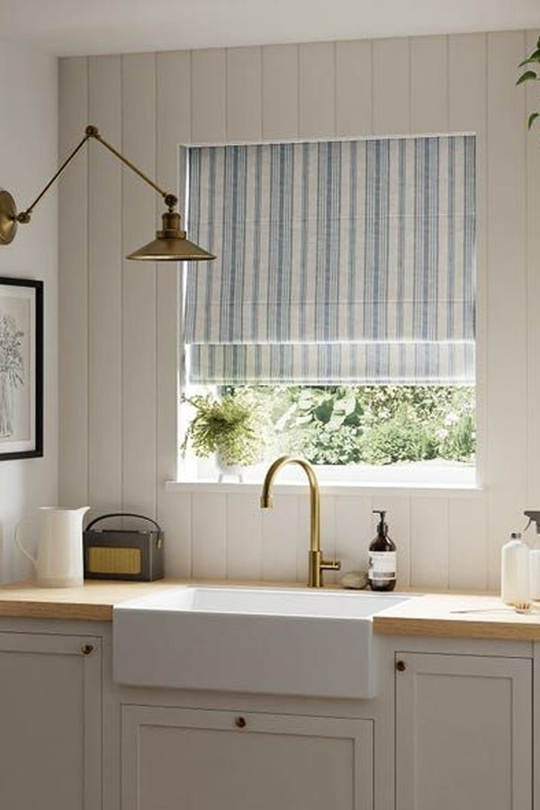 Churchgate Belton Stripe Roman Blind