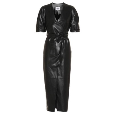 Penelope Faux Leather Dress from Nanushka