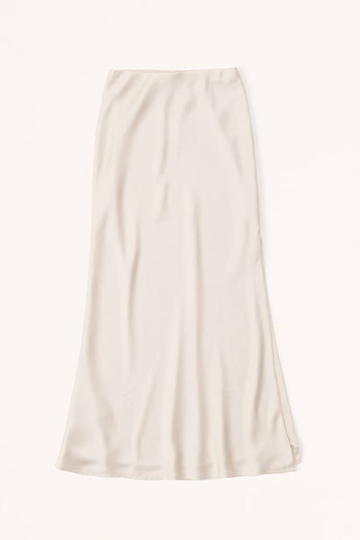 Satin Midaxi Skirt from Abercrombie & Fitch