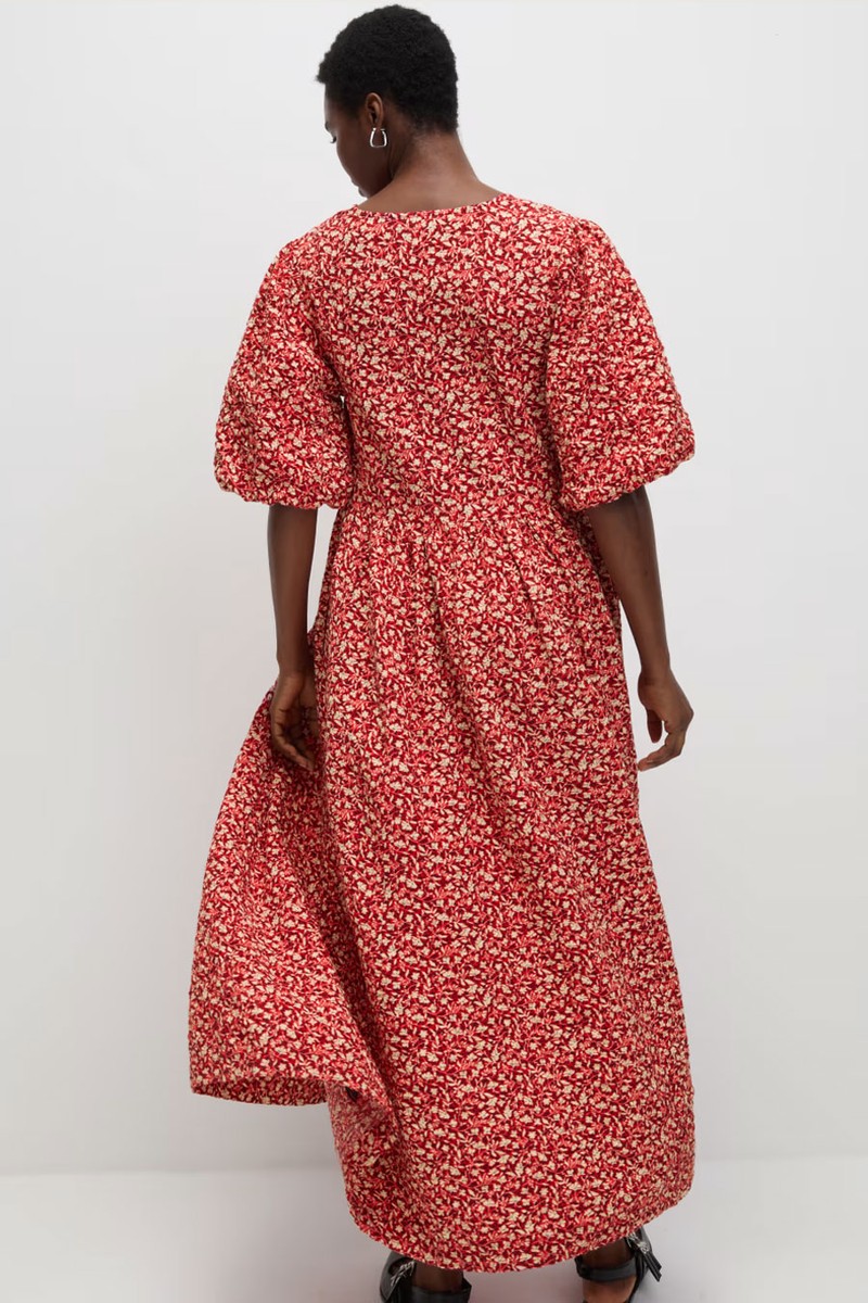 Pure-Cotton-Textured-V-Neck-Ruffle-Blouse (1)