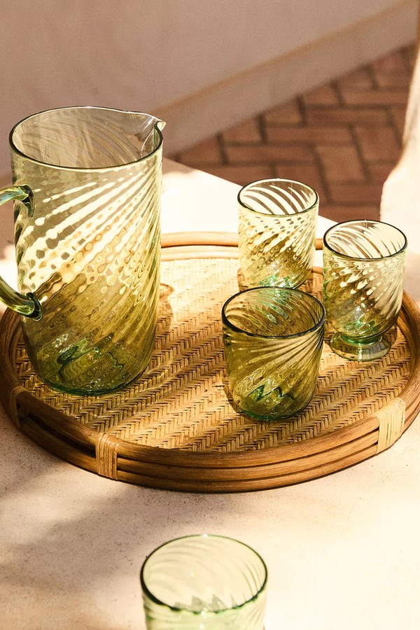 Wavy Acrylic Glassware Set from Zara Home