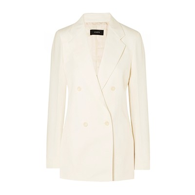 Doubled-Breasted Twill Blazer from Joseph