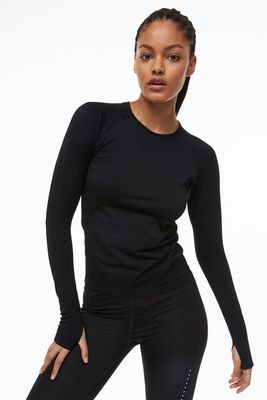 Seamless Sports Top In DryMove™ from H&M