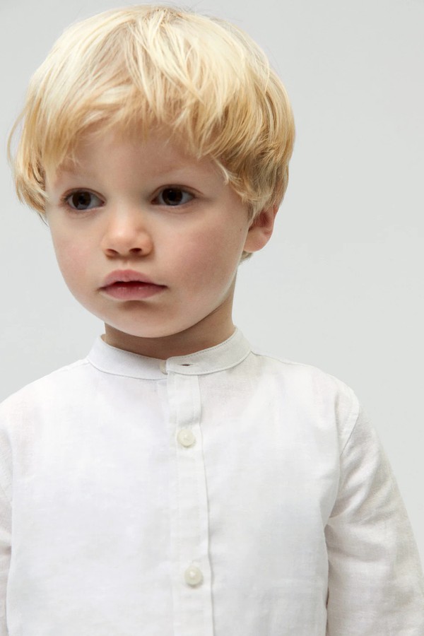 Mao Collar Shirt from Mango