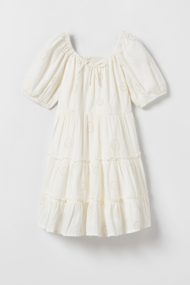 Embroidered Panelled Dress