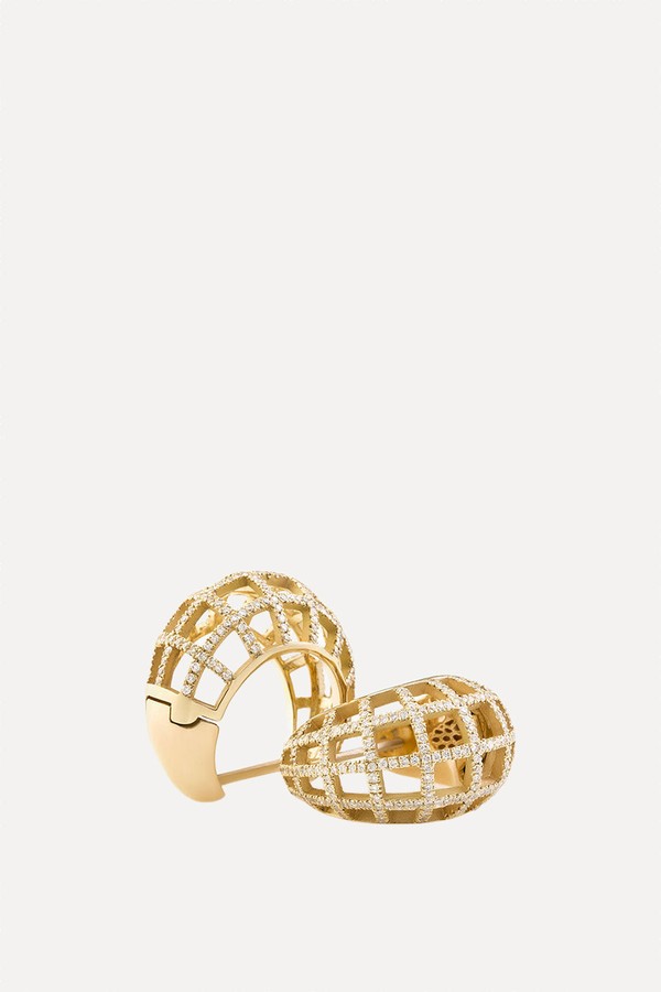 Matrix Single Diamond Earrings
