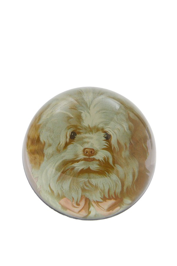 Dog Cut Out Dome Paperweight from John Derian