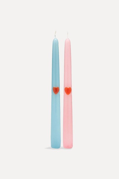 3D Tough Love Wax Candle Set Of 2 from Anna + Nina