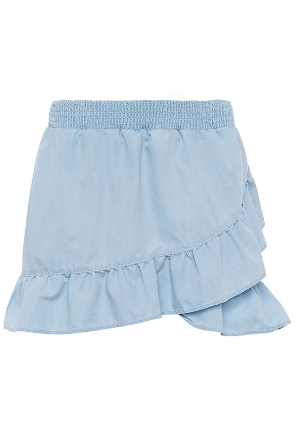 Aves Chambray Mini Skirt