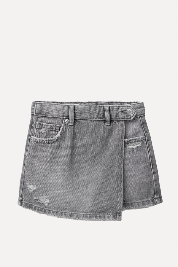 Denim Bermuda Skort